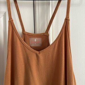 NWOT Free People Movement Hot Shot Onesie Toasted Coconut